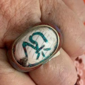 Tibetan OM ring size 11